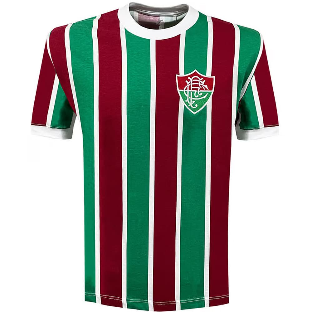 Camisa Fluminense Retrô 1975 Listrada Masculina Oficial
