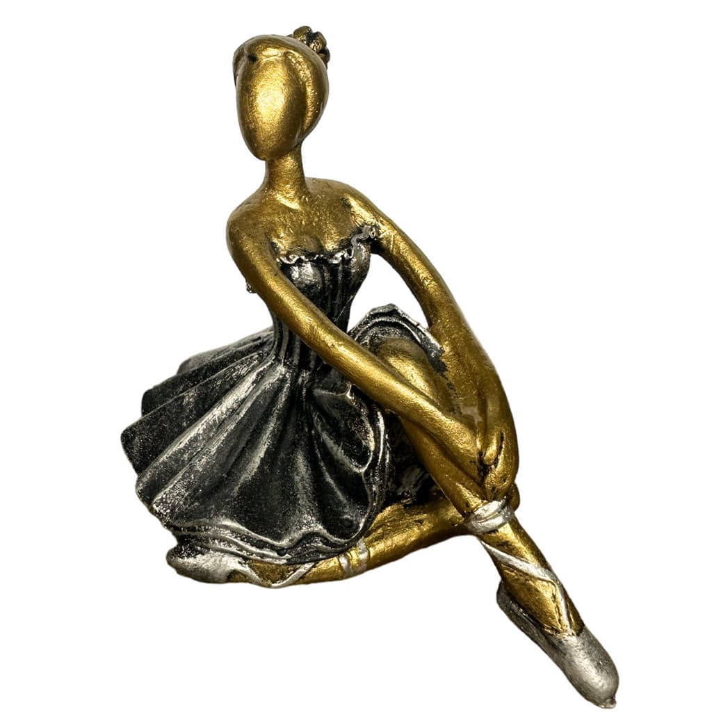 Enfeite Mesa Bailarina Decoração Estátua Dança Sala Quarto