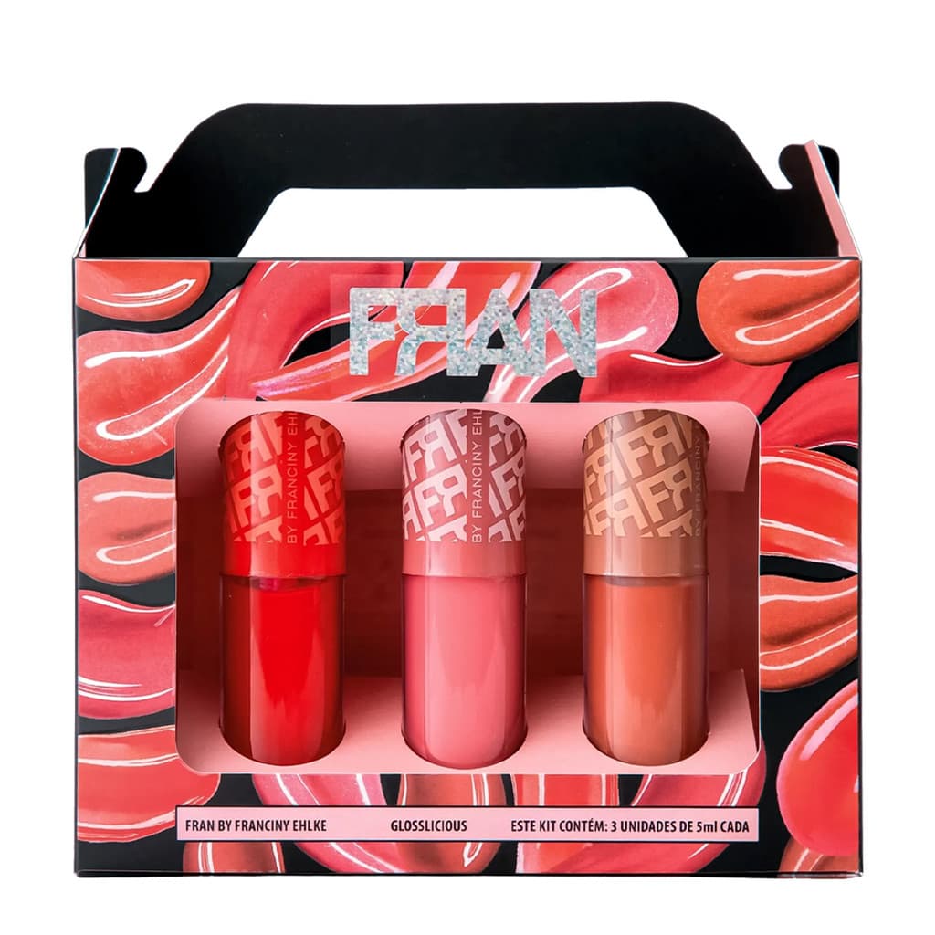 Fran by Franciny Ehlke Kit Glosslicious (3 produtos)