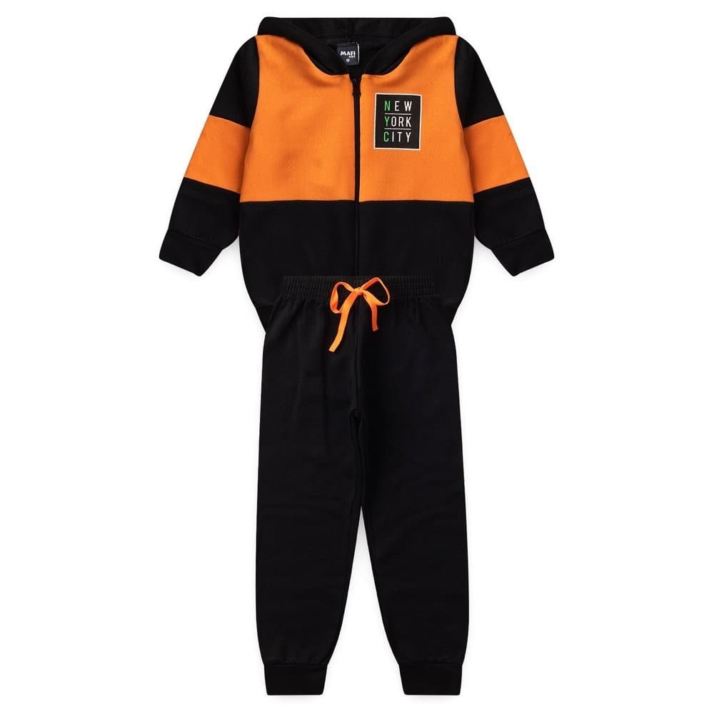 Conjunto Infantil Jaqueta Moletom Preto - Mafi Kids