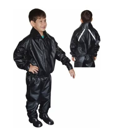 Capa De Chuva Motoqueiro Pvc Infantil Piracapas