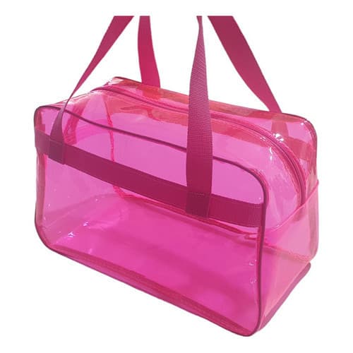 Bolsa Praia Piscina Maternidade Transparente Neon