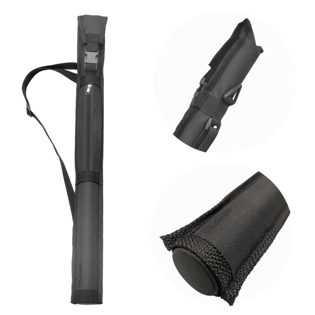 Estojo Tubular Preto de 1/2 para Tacos Duas Partes com Alça
