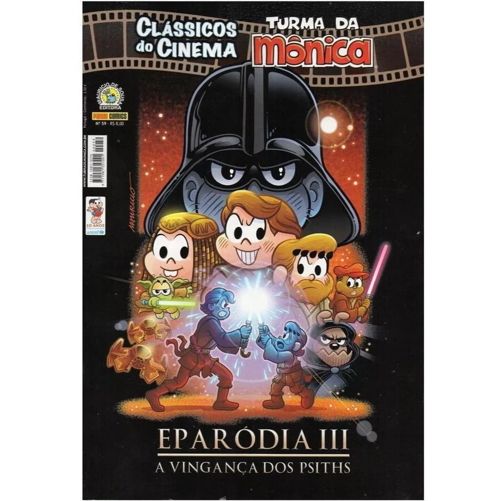 Livro Turma da Mônica - Clássicos do Cinema - Eparódia III