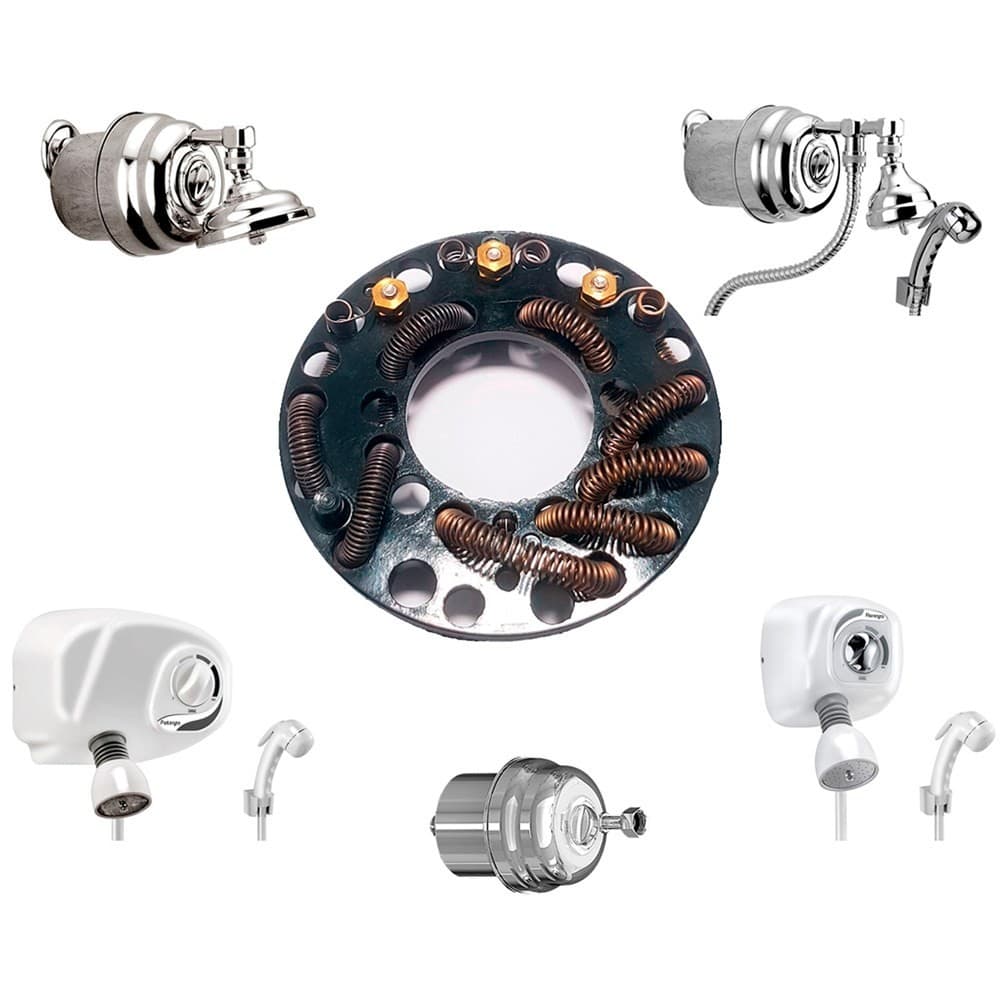 Resistência Cardal P/ Ducha Potenza e Aquecedor Individual 6500w 220v - RE071220