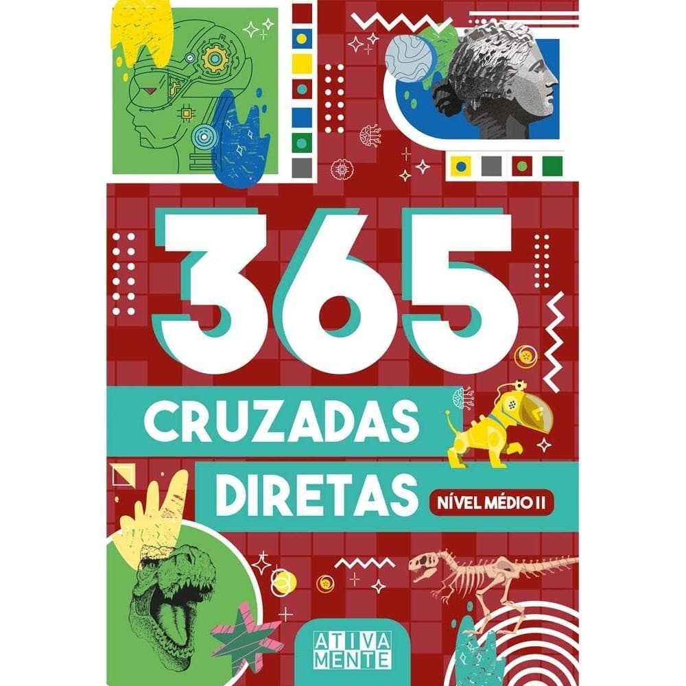 Livro 365 cruzadas diretas  - nível médio II