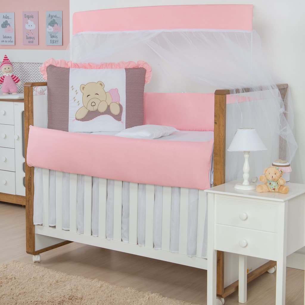 Kit Protetor Berço Americano Enxoval