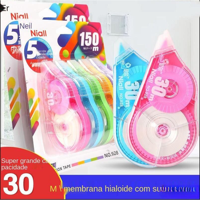 30m grande capacidade TCN9 fita corretiva fita corretiva
