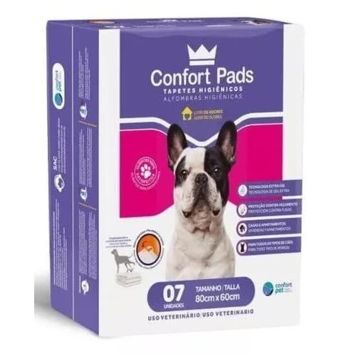 CONFORT PADS Tapete Higiênico 80X60 c/7 un.