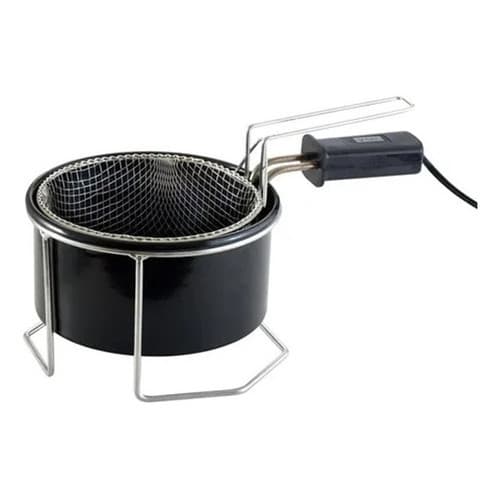 Fritadeira Elétrica Redonda 1,5 L Tacho Esmaltado 110v