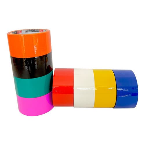 Kit Fita Adesiva 5pcs Coloridas 48mmx40m Larga Embalagem Caixa ferramentas marcação objetos durex