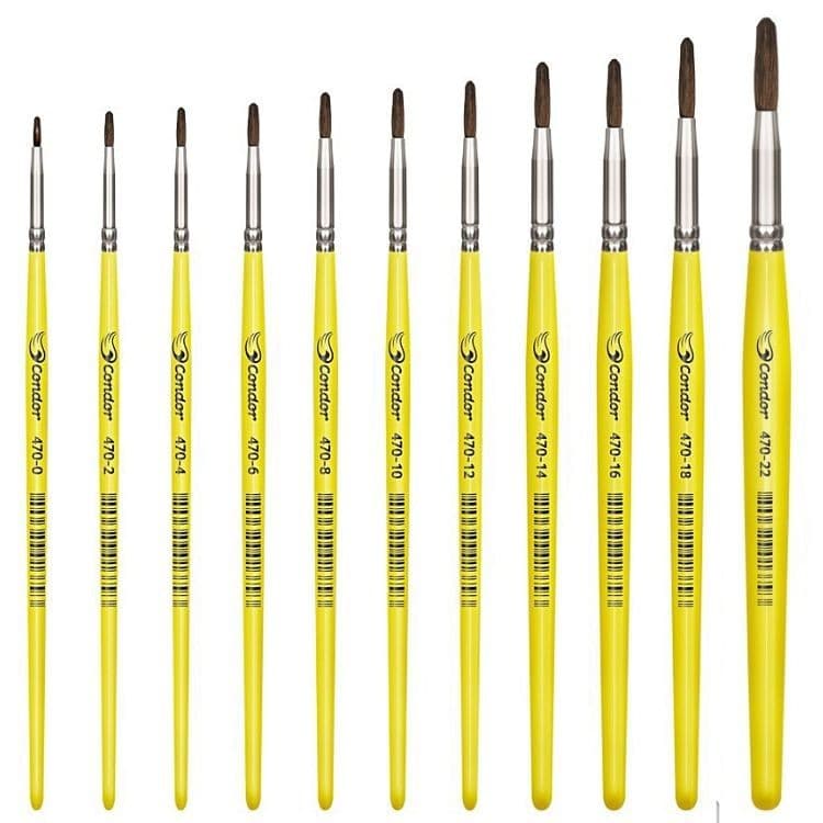 Pincel Escolar Redondo Ref. 470 CONDOR