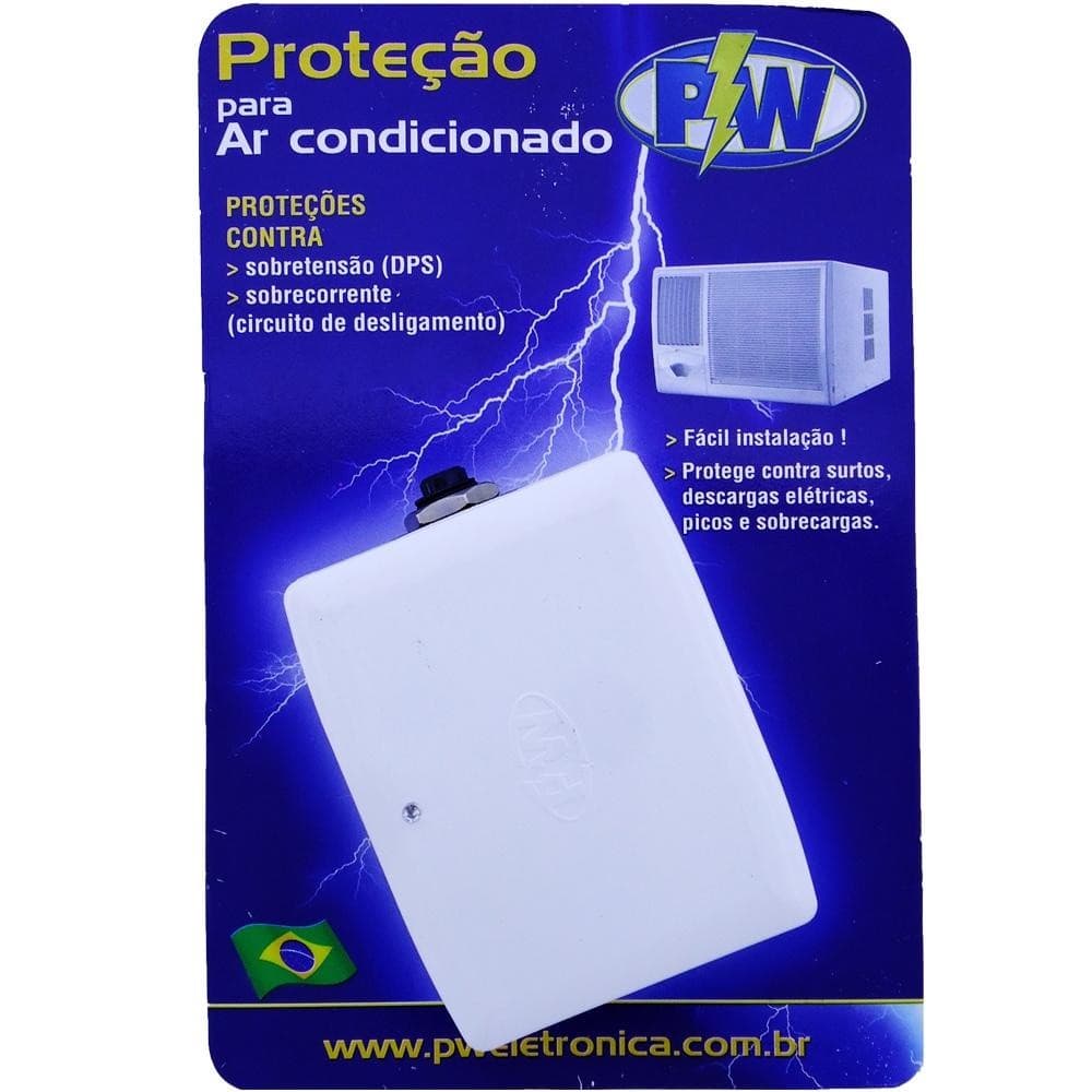 Protetor de Raio PW para Ar Condicionado Bivolt PW  20A BIVOLT - Proteçao Total - O Mais Vendido