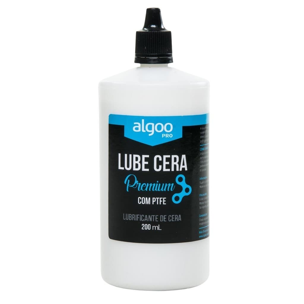 LUBRIFICANTE ALGOO LUBE CERA PREMIUM C/ PTFE PARA CORRENTES – 200ML