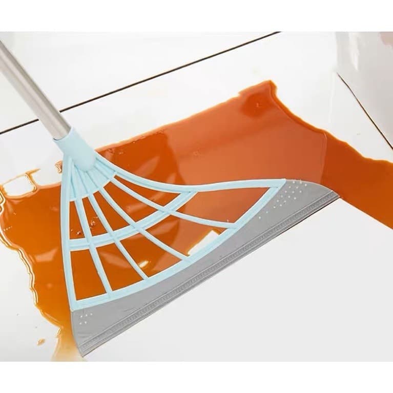 Vassoura Mágica Rodo Tira Pelo Limpa Vidro Seca Bem Silicone 90cm