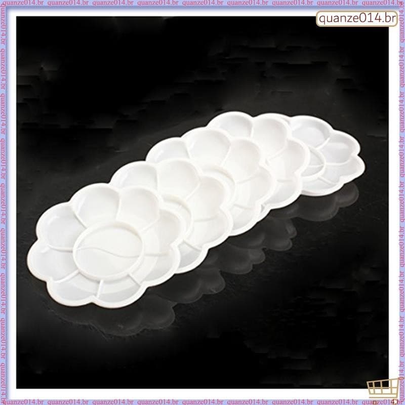 [D K Z C] 5Pcs Paleta De Mistura De Cores De Arte Plástica Ferramenta Essencial