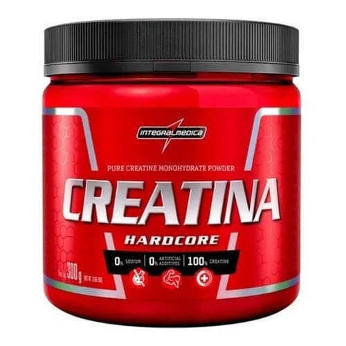Creatina Hardcore 300g - 100% PURA - Integralmedica