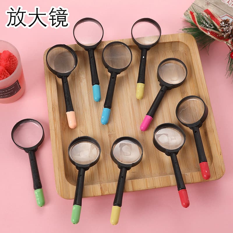 brinquedos baratinhos atacado ducação Científica Infantil  Pequena Caneta de Brinquedo lupa de aumento  materiais não es