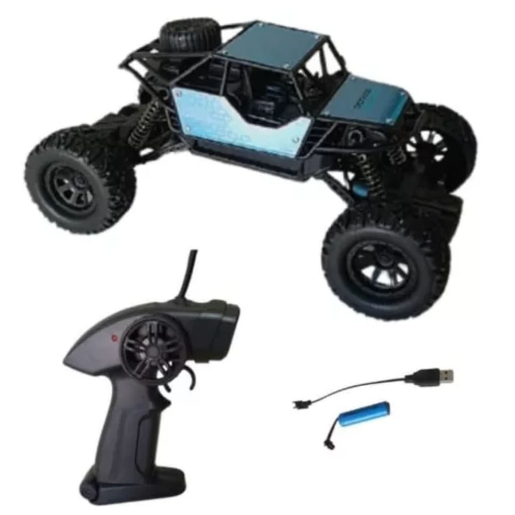 Carrinho Controle Remoto Recarregável Big Foot Off Root 4x4