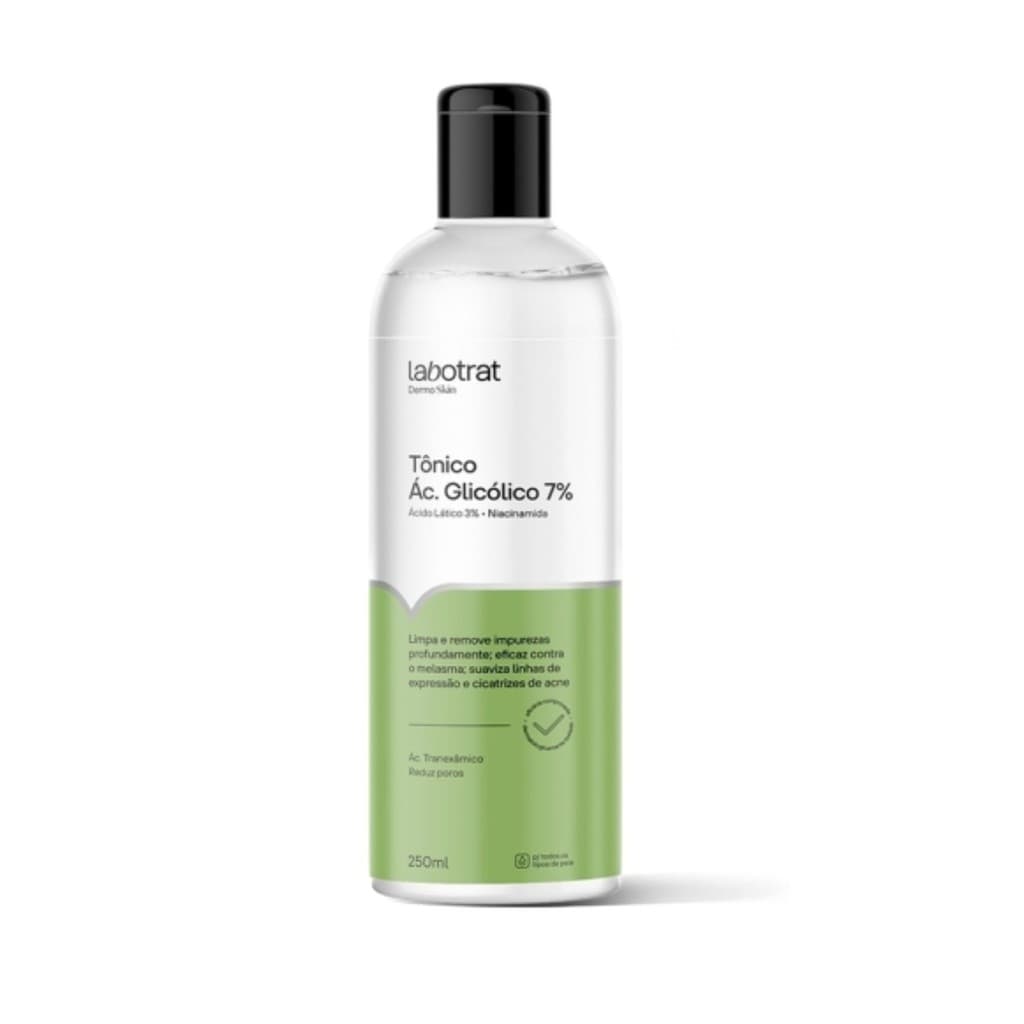 Tônico Facial Ácido Glicólico Labotrat 250ml – Uniformização, Clareamento e Controle da Oleosidade!