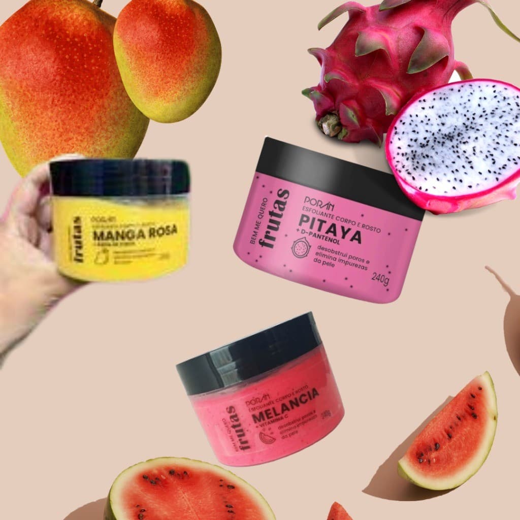 Esfoliante Corpo e Rosto Porán 240g