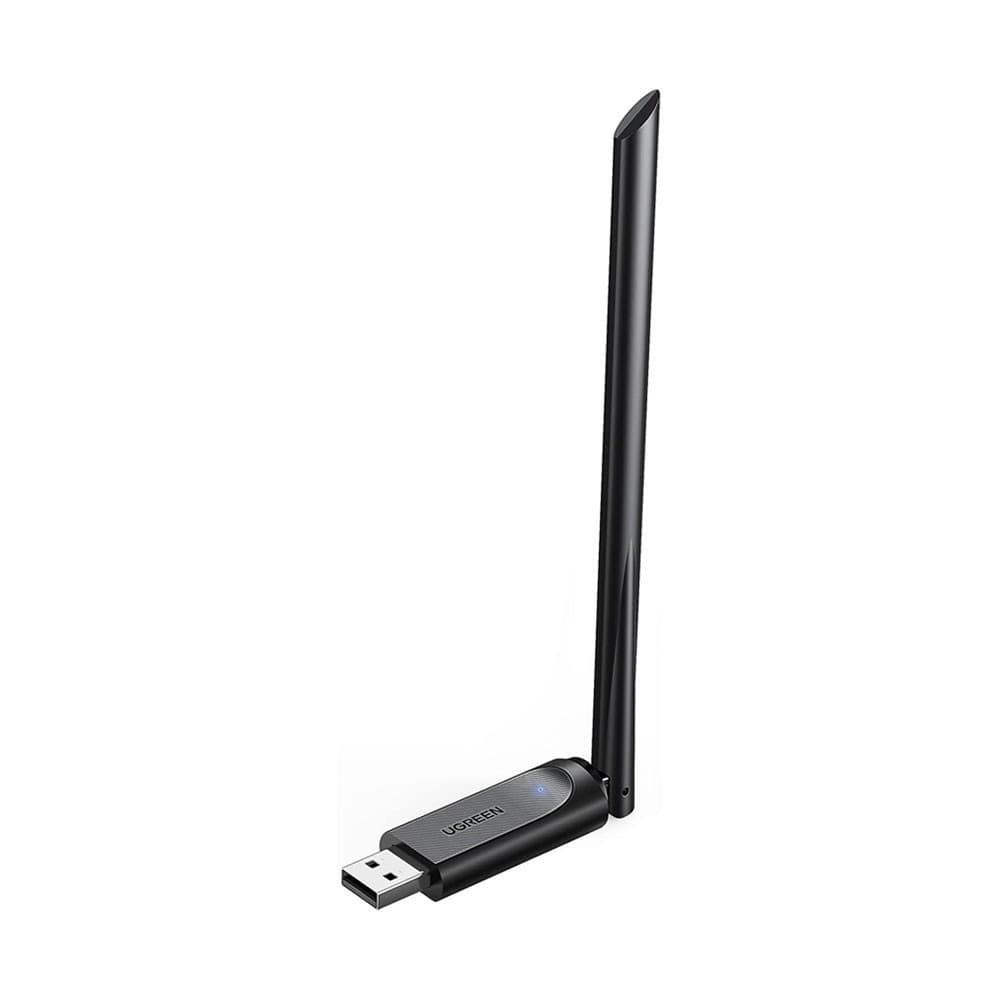 Adaptador WiFi Sem Fio Usb A Ugreen Dual Band 2,4/5Ghz Preto