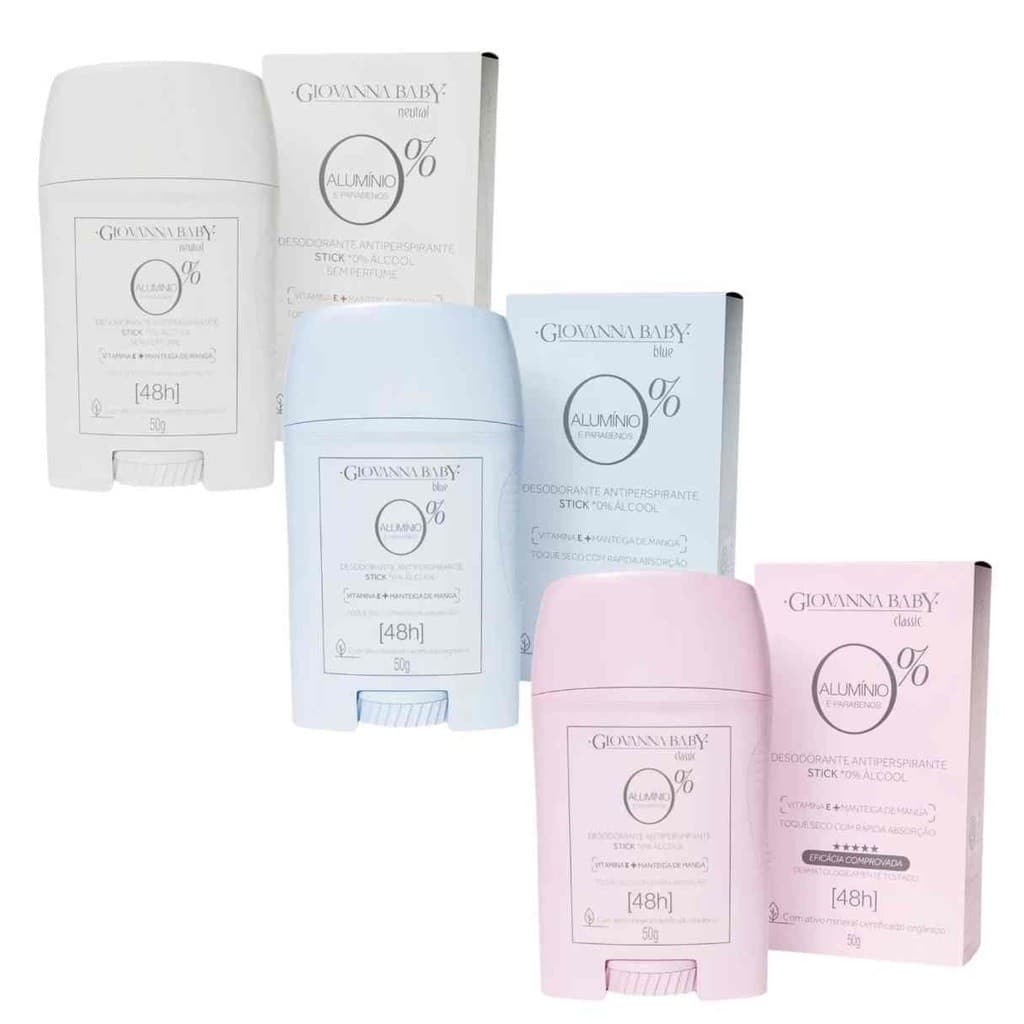 Desodorante Stick 0% Alumínio Giovanna Baby 50g