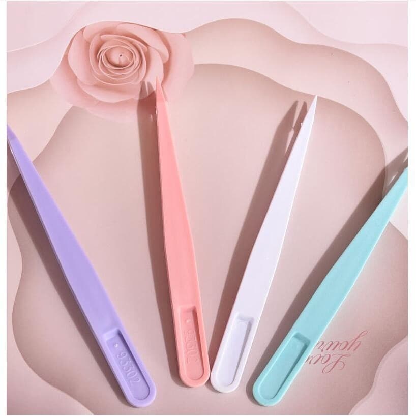 5 Pinça Plástica Endurecido Colorida Ferramenta Manual De Clipe De Conta 12CM