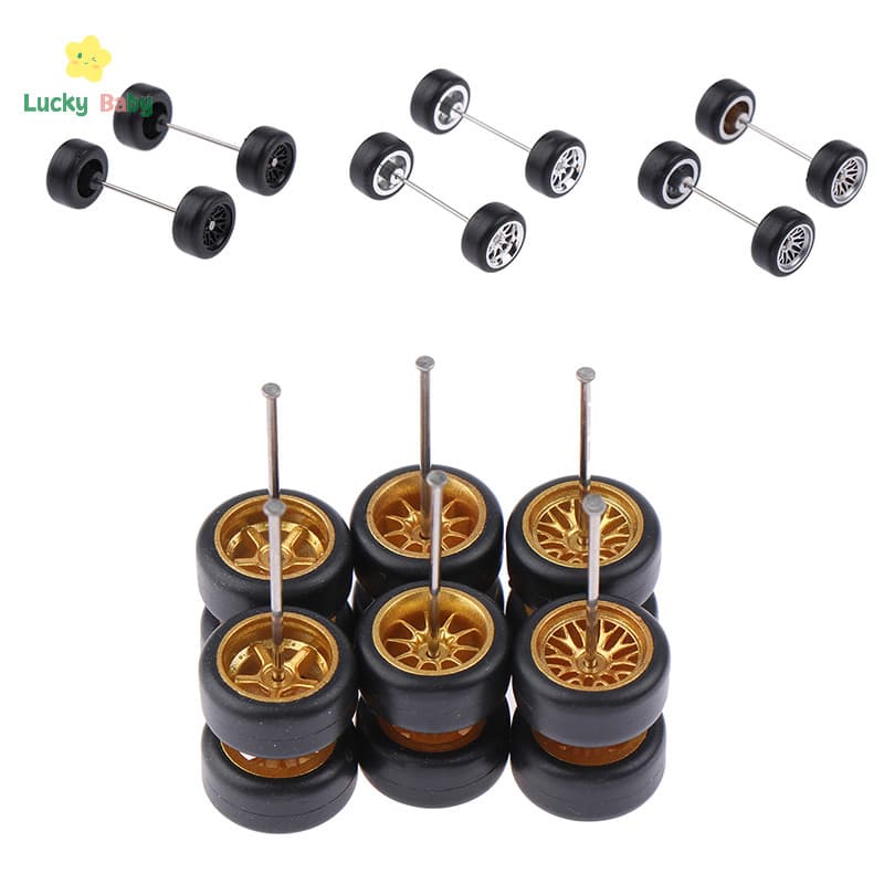 Luckybaby > Peças Modificadas Básicas ABS Inovadoras Para Hotwheels Tomica GT 1 Conjunto 1/64 Modelo Rodas De Carro Com 