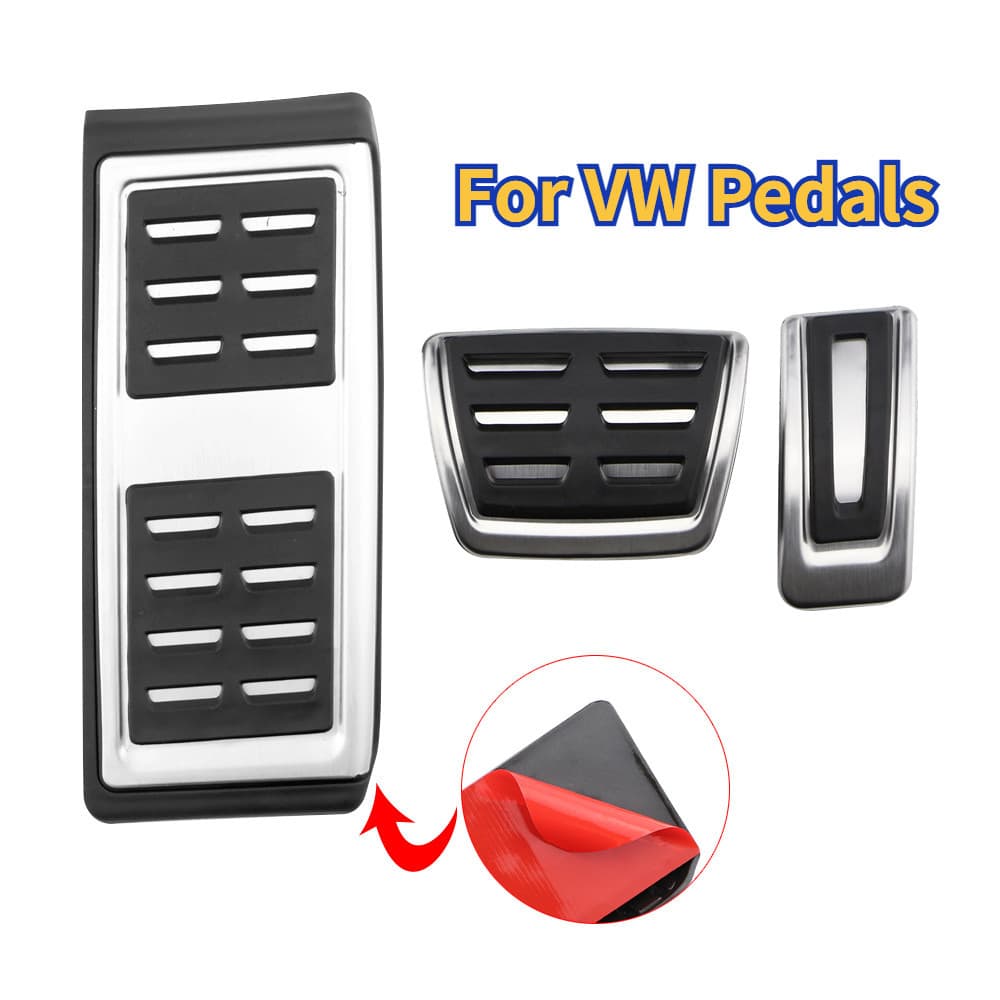Pedais De Carro Para Volkswagen VW T-Roc cross Troc Tcross Golf 8 MK8 7 MK7 7.5 Capa Do Pedal De Freio A Gás De Aço