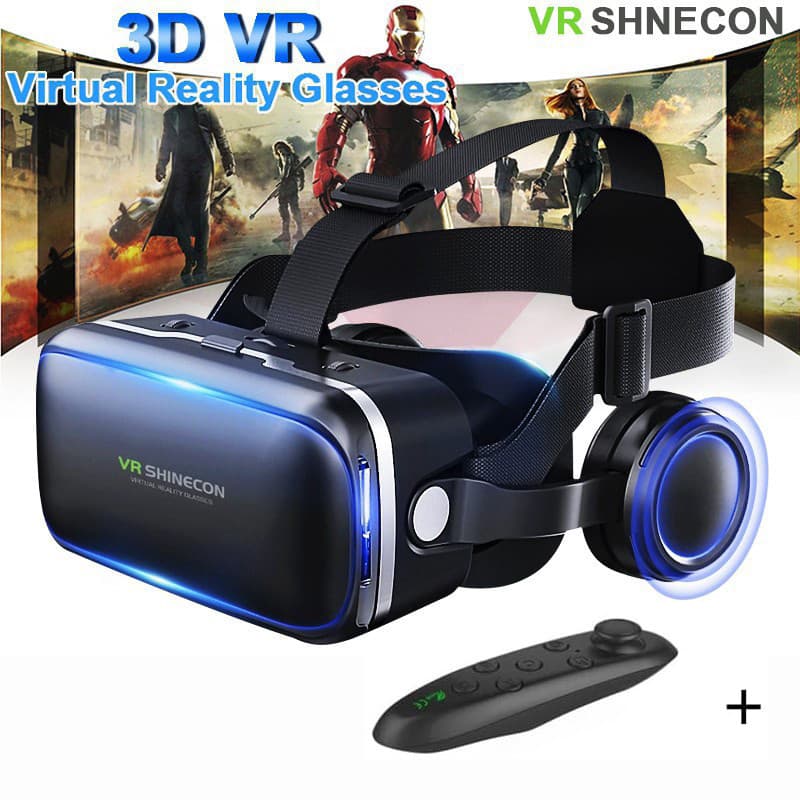 Fone De Ouvido De Realidade Virtual Vr Shinecon, Óculos De J
