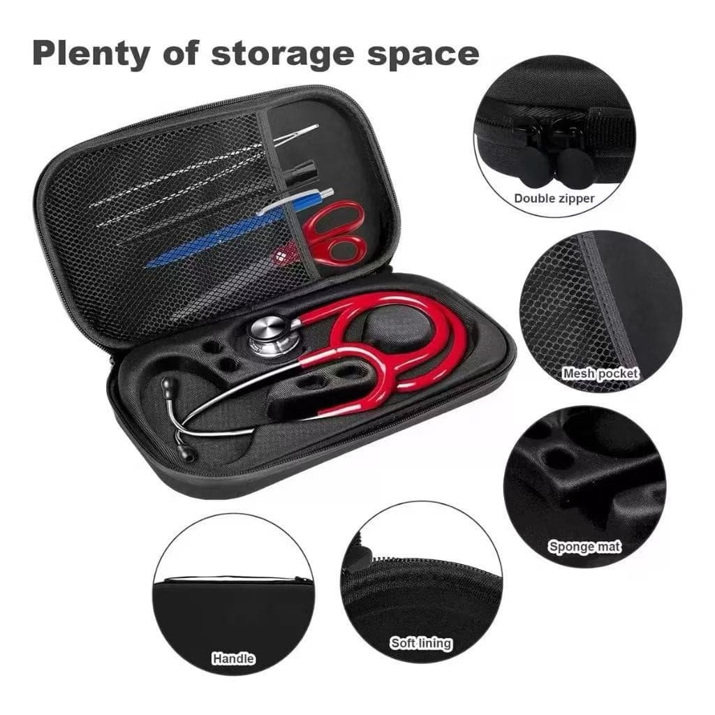 Estojo Case Protetor Estetoscópio Zíper Medico Universal
