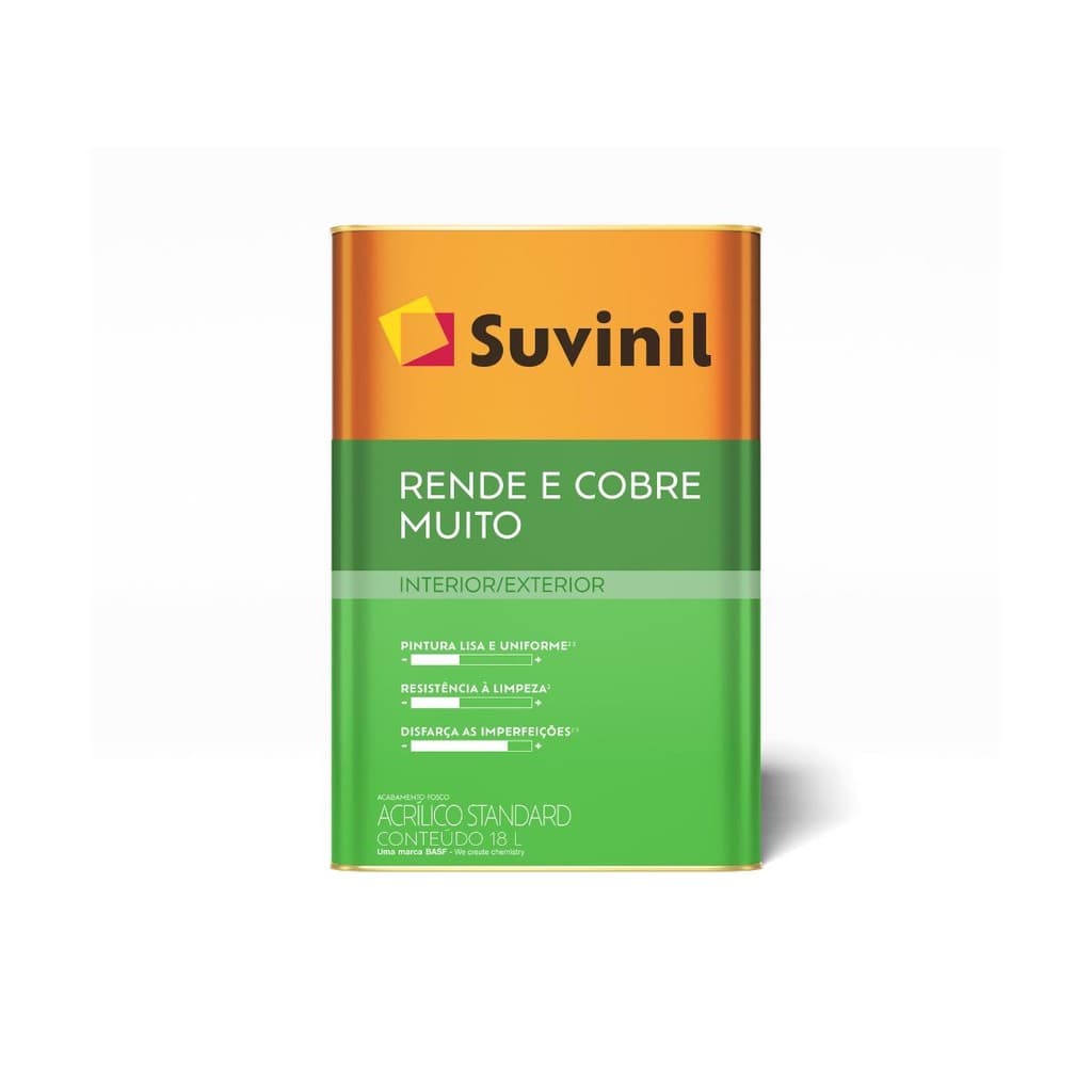 Tinta Rende & Cobre Muito Cores Básicas18L Suvinil