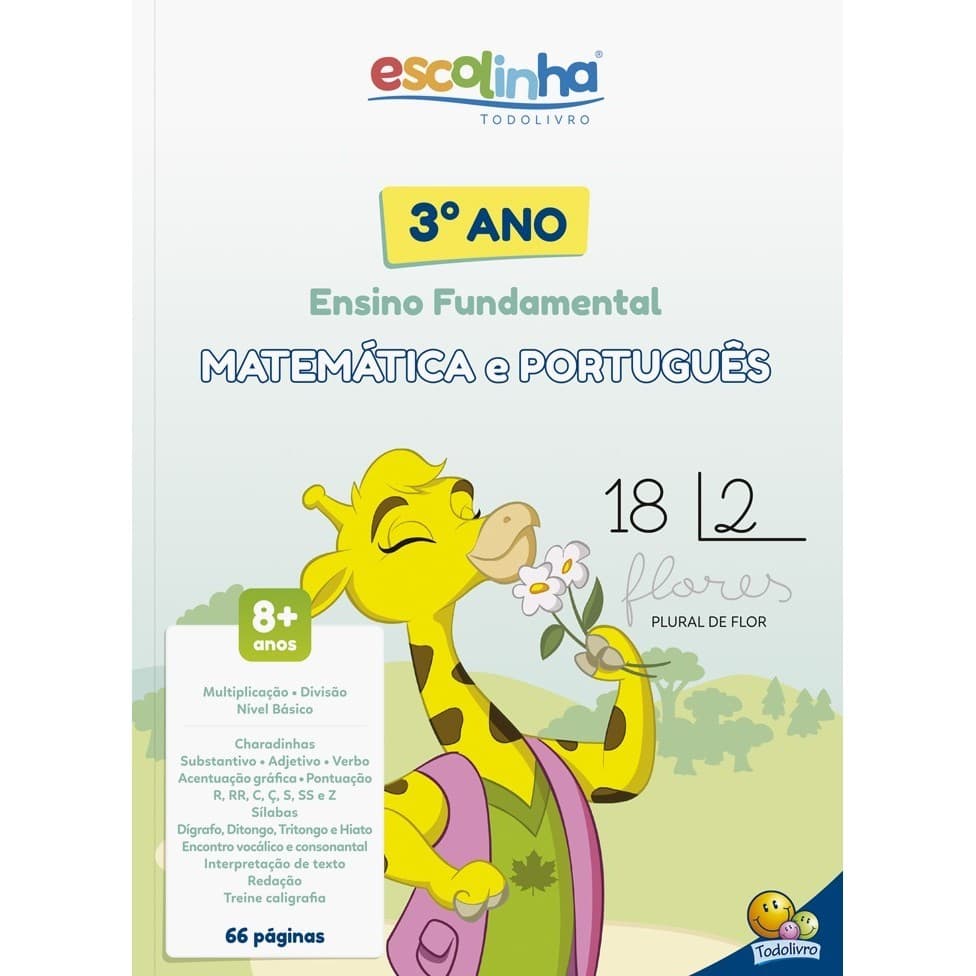 Escolinha Todolivro - 3º Ano - E. Fundamental - Matemática e Português