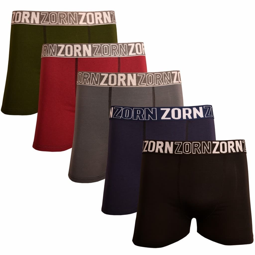 Kit 05/03 Cuecas Boxer Box de Algodão Masculinas Adulto ZORN