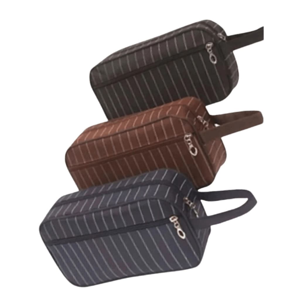 Necessaire Bolsa de Viagem masculina Feminina Com Alça Lateral Estilo Moderno Despojado Amplo Espaço Mostra APENAS