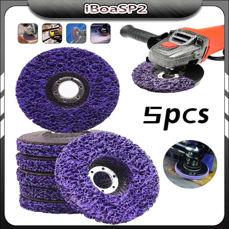 5 Disco De Limpeza Flap Polidor Removedor Verniz Tinta Fundo