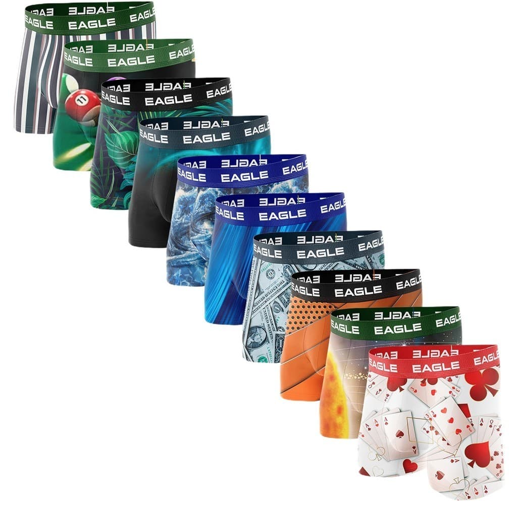 KIT com ATÉ 15 Cuecas Boxers Box Masculina de Microfibra Confortável