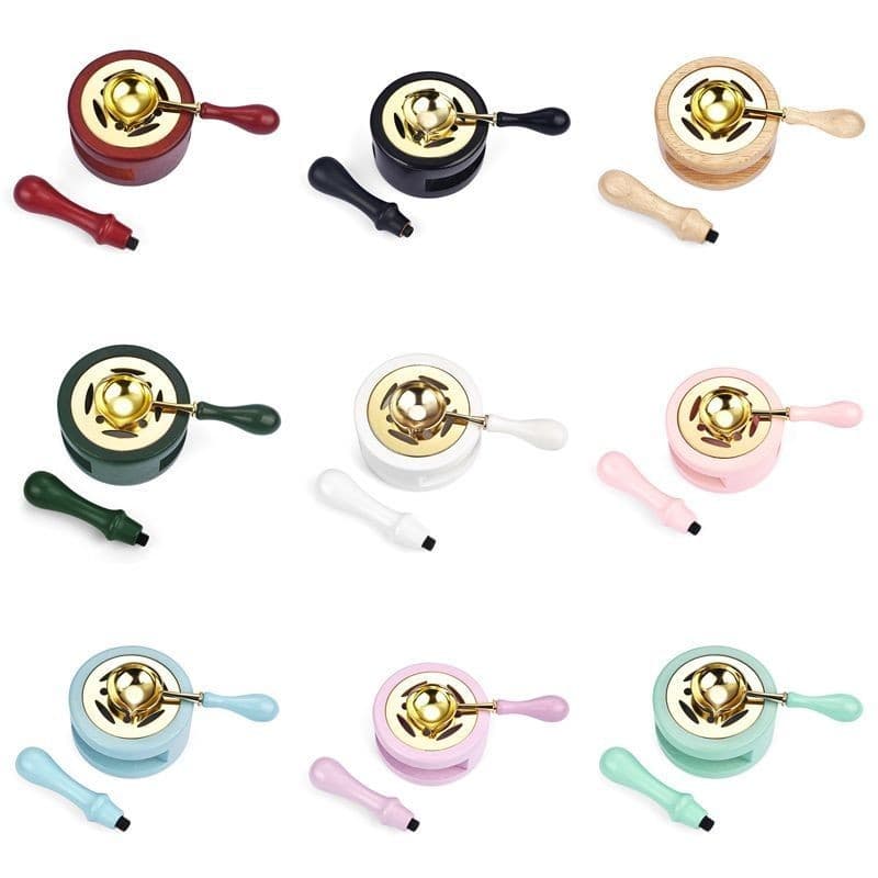 2/3Pcs Set Cera Seal Stamp Tool Laca Forno de Vedação Cera Colher de Fusão Cera Selo Selo Cabeça Handle DIY Wax Bead