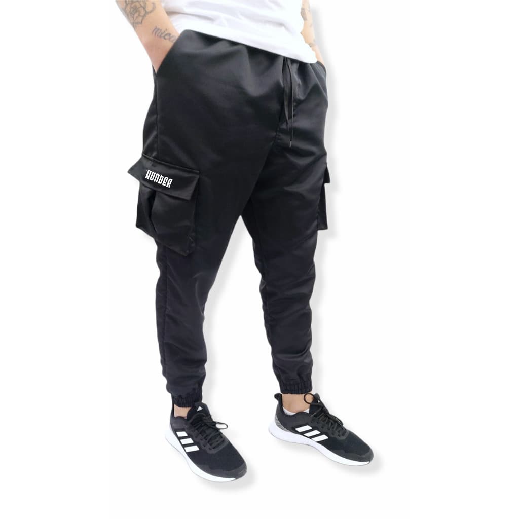 Calça Corta Vento Jogger Cargo Unisex