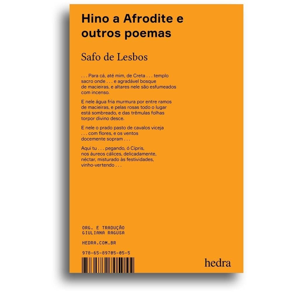 Hino a Afrodite e outros poemas (Bilíngue)