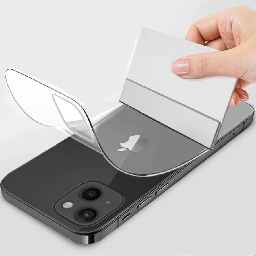 Kit Película IPhone Traseira Cerâmica Gel Flexível 3D/9D Todos Modelo iP 6 7 8 X XR 11 12 13 14 15 16 17 17PROMAX