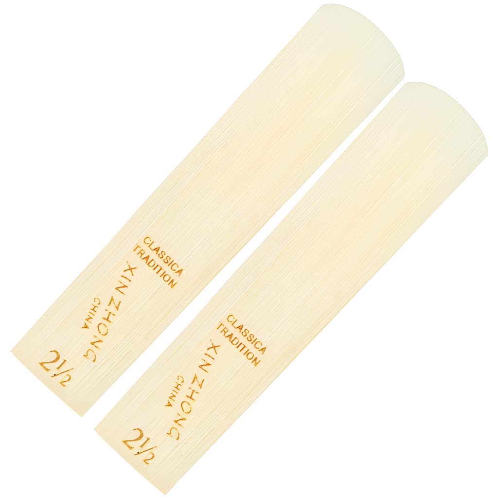 Kit 2un Palhetas De Bambu Para Saxofone Alto N2.5 Importada