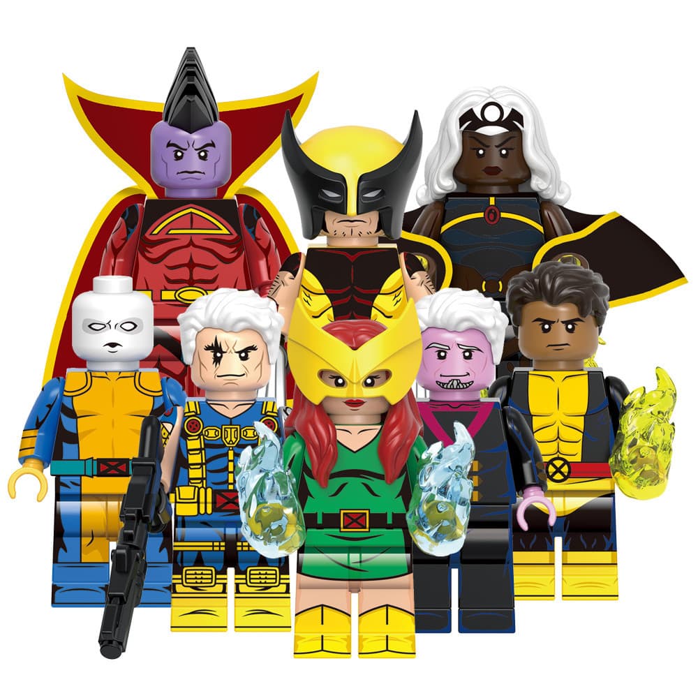 Novo Cabo Xmen Jean Grey Storm Sunspot Bastion Gladiador Morph Números De Brinquedos Presente