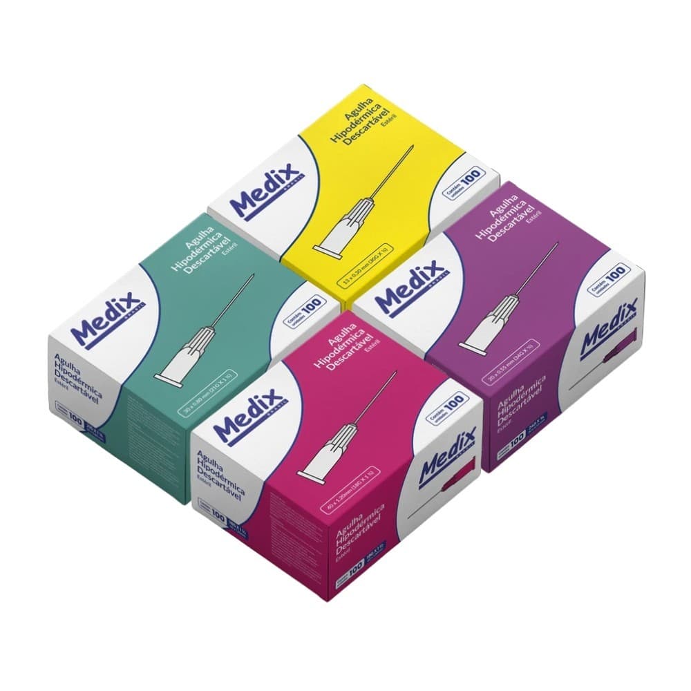 Agulha Hipodérmica Medix cx c/100