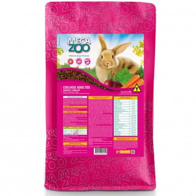 Ração para Coelhos Ornamentais Adultos Megazoo c/ 5kg