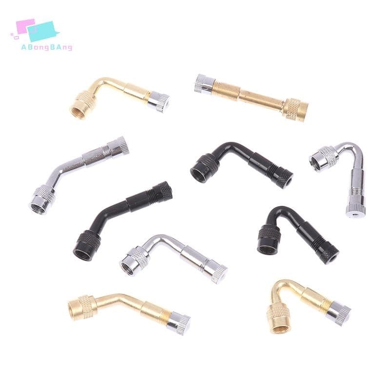 Abongbanghn 45 90 135 Graus Ângulo Dobrado Válvula Adaptador Tubo Do Pneu De Extensão Da Para Motocicleta Caminhão Carro