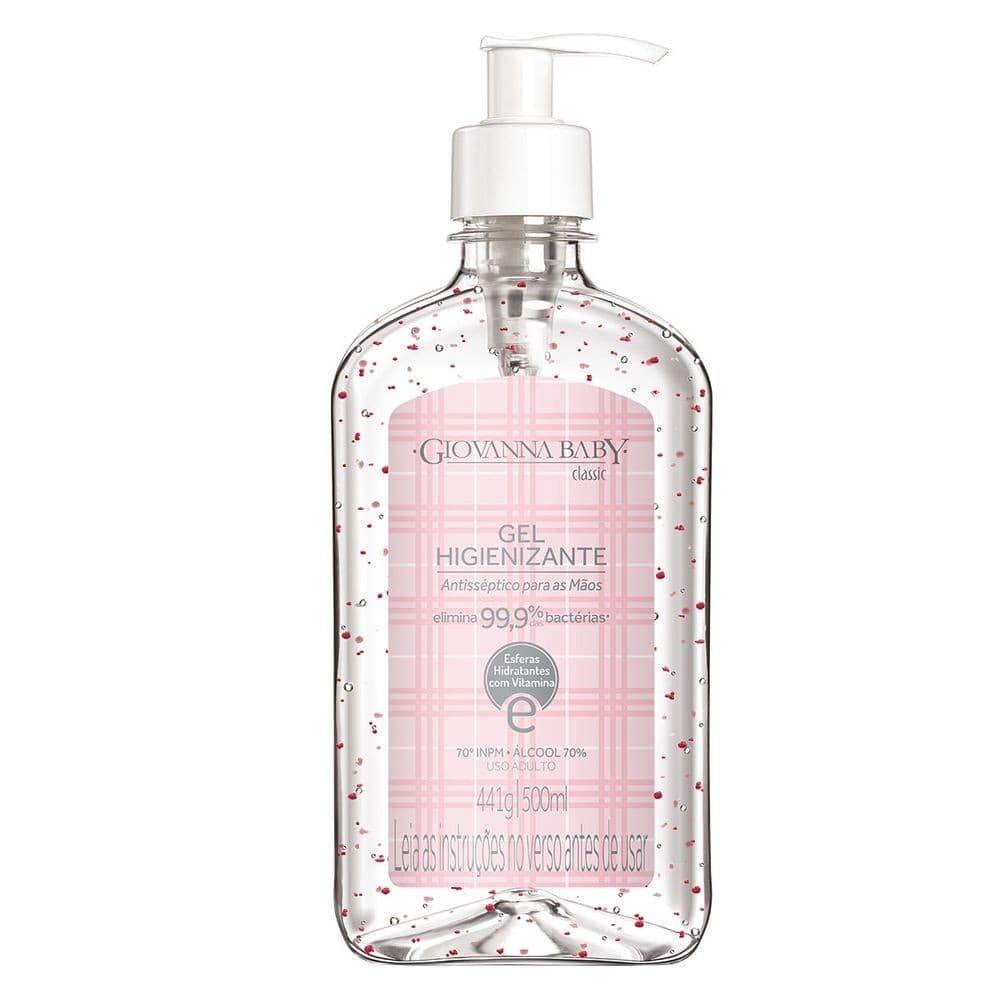 Álcool em Gel Higienizante Giovanna Baby Classic 500ml