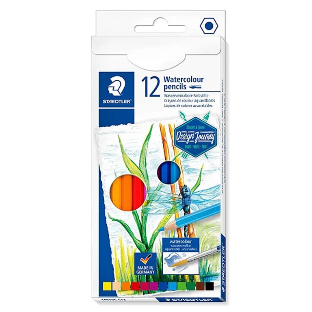 LAPIS DE COR STAEDTLER AQUARELAVEL 12 CORES   14610C C12