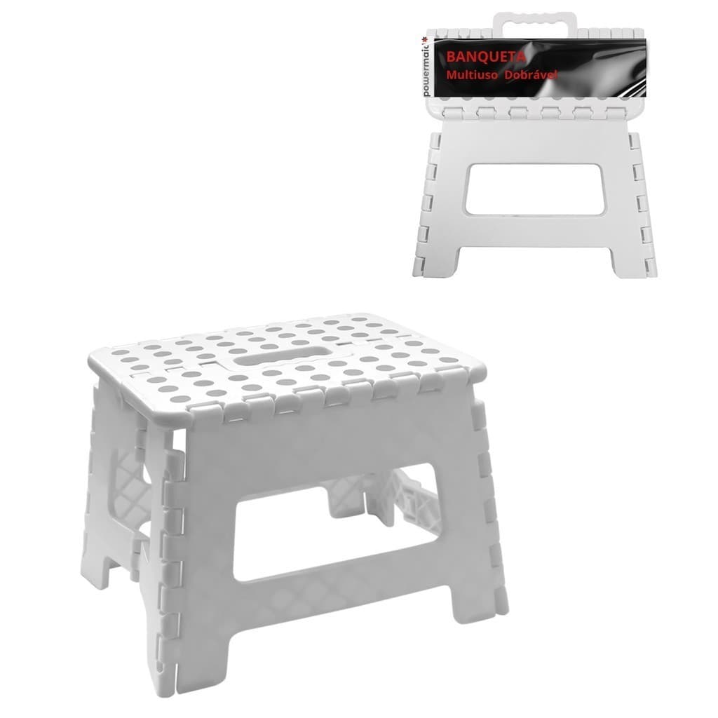 Banqueta Dobrável Com Alça Suporta 150kg Camping Pesca Firme